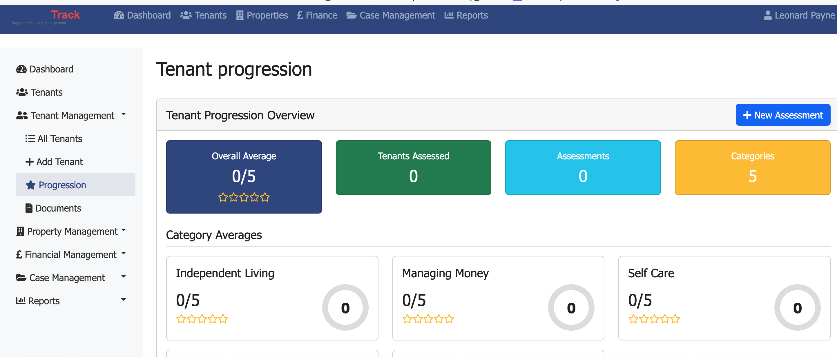 Tenant Management Dashboard